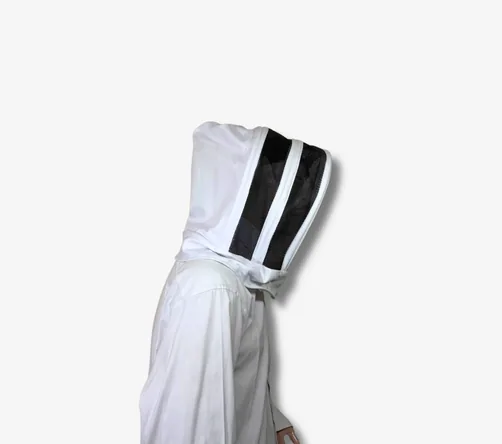 Careta con cremallera esgrima, para clima cálido ETERNA® — Blanco