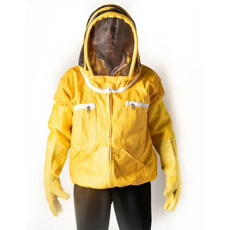Careta con chaqueta esgrima, en dril