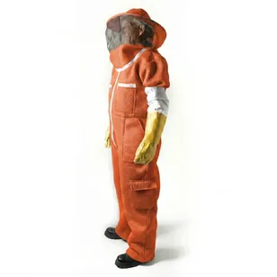 Overol con careta sombrero, para clima cálido ETERNA® — Naranja