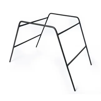 Soporte en varilla corrugada