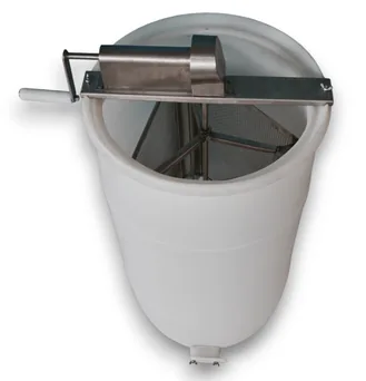 Centrífuga tangencial plástica de 3 cuadros, herrajes en acero inoxidable