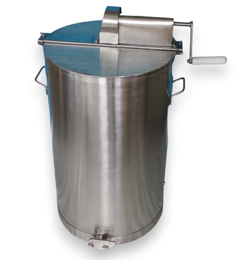 Centrifuga tangencial en acero inoxidable de tres cuadros con tapa